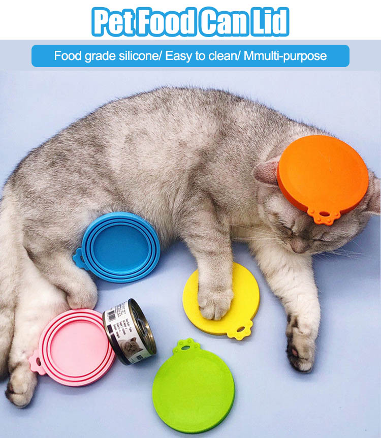 silicone pet food can lid